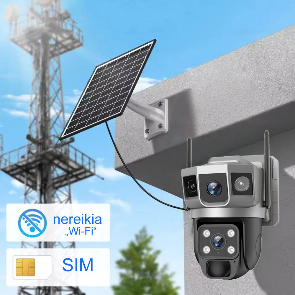 Belaidė 4G kamera su signalizacija