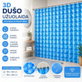 3D Dušo Užuolaida MĖLYNA