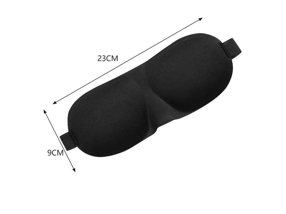 3D miego kaukė akims – maksimalus komfortas ir visiška tamsa