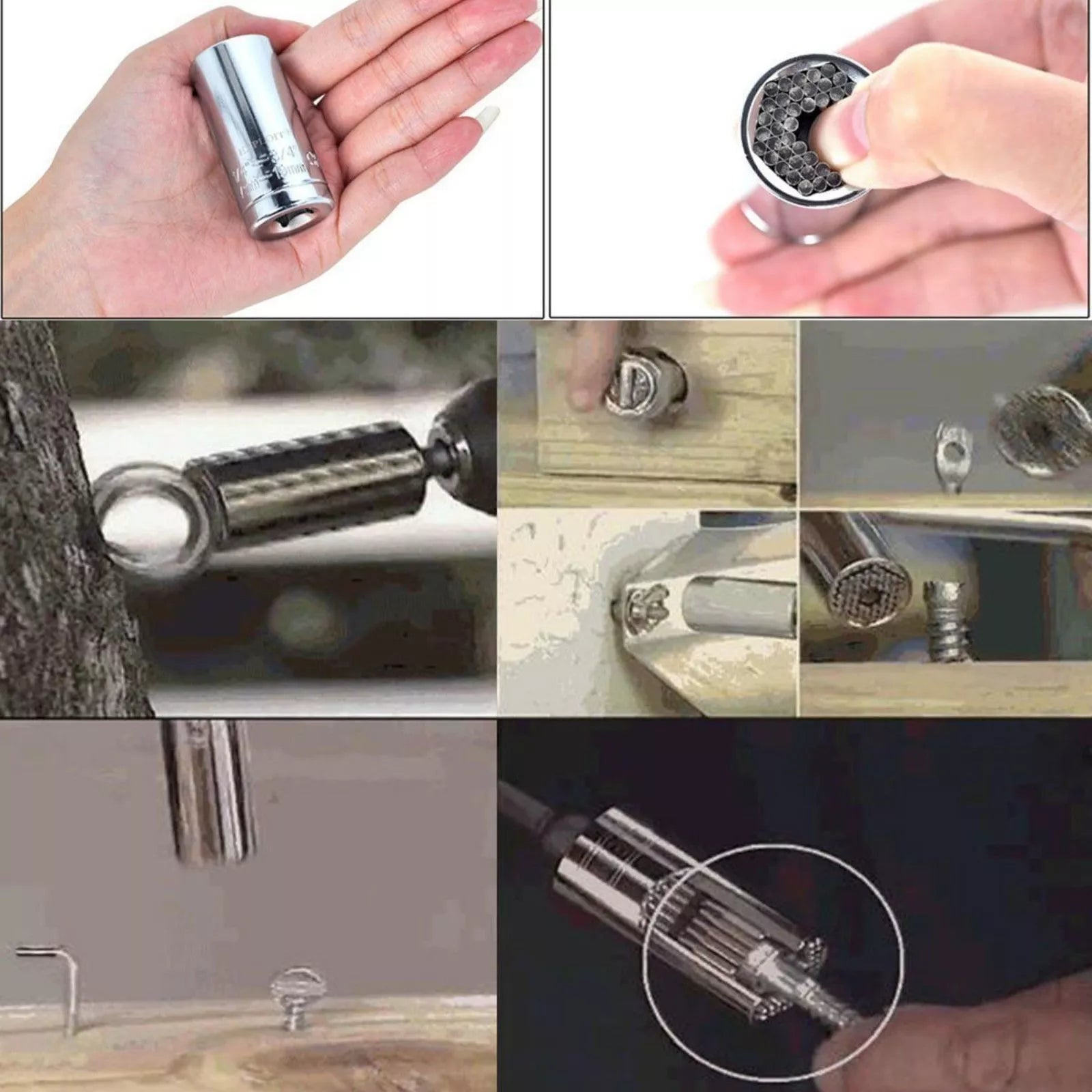 7-19mm Universali galvutė