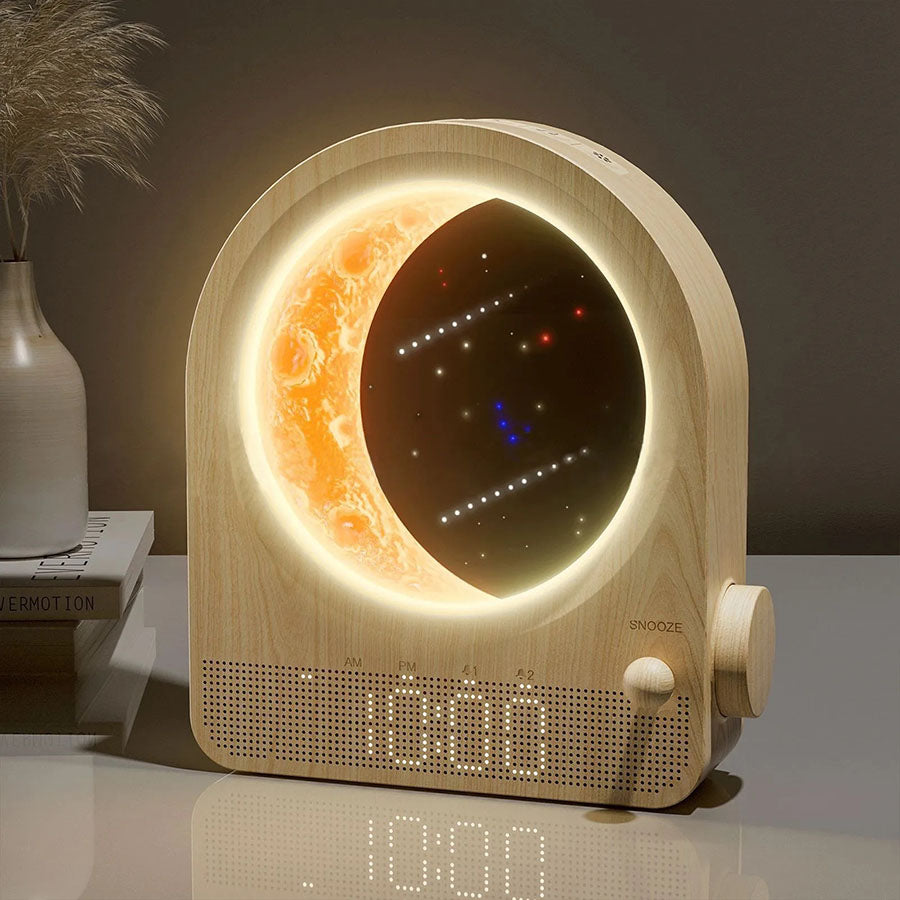 "Moon" elektrinis laikodis- žadintuvas