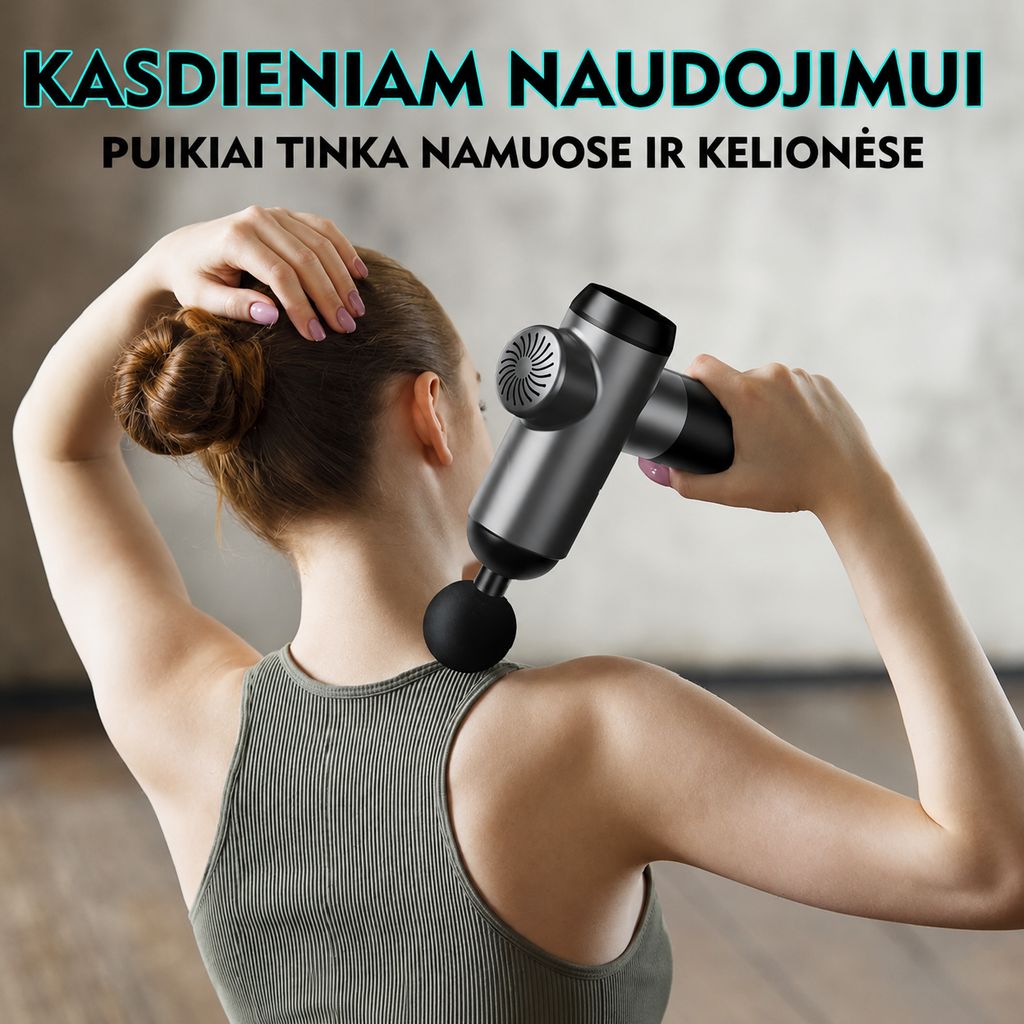 Elektrinis Rankinis Masažuoklis „RPM Mini“