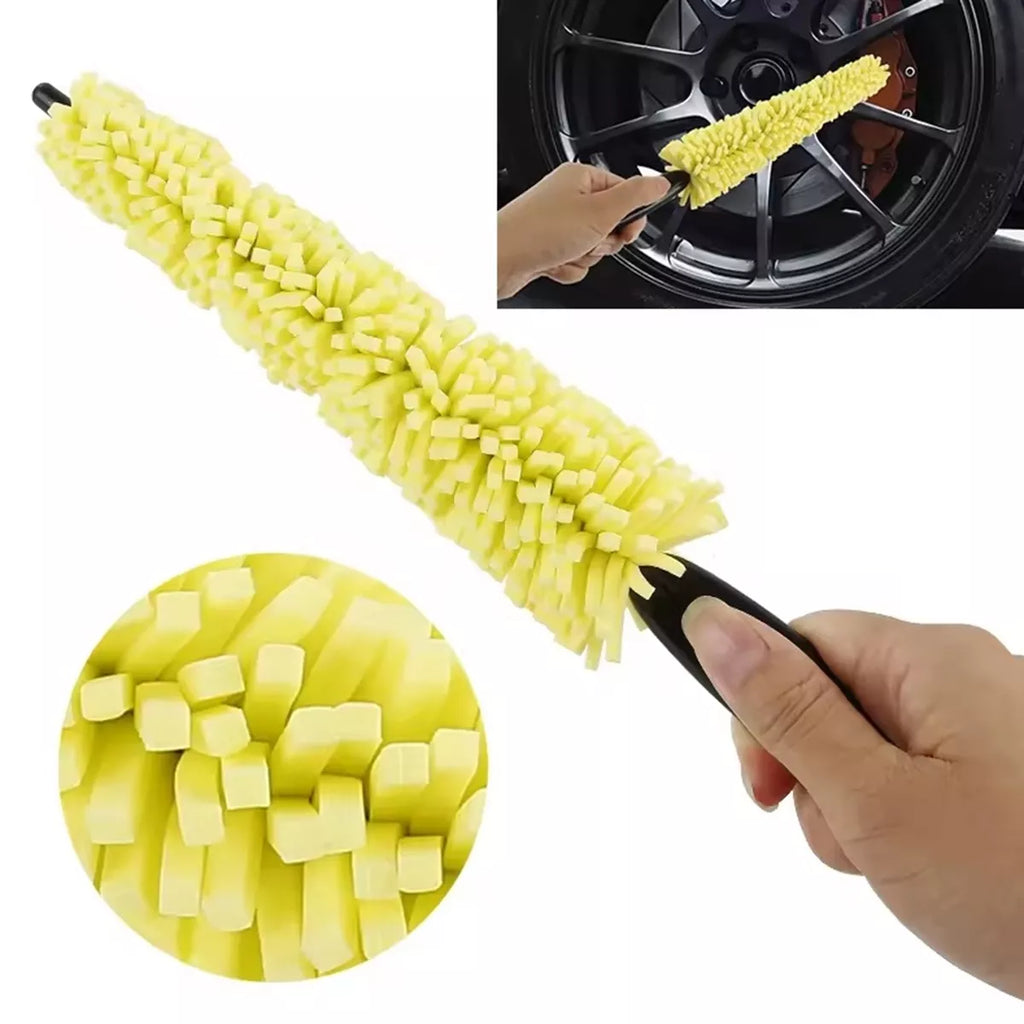 Automobilio ratlankių valymo šepetys