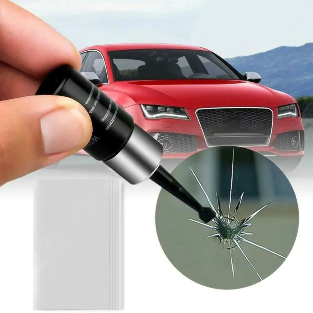 Automobilio stiklo įtrūkimų taisymo rinkinys