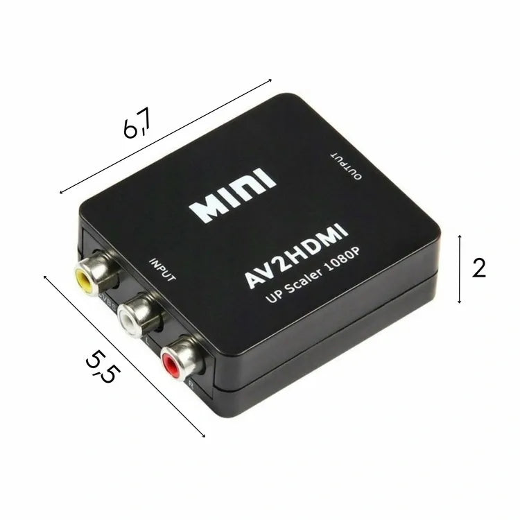 AV į HDMI signalo keitiklis, 1080p