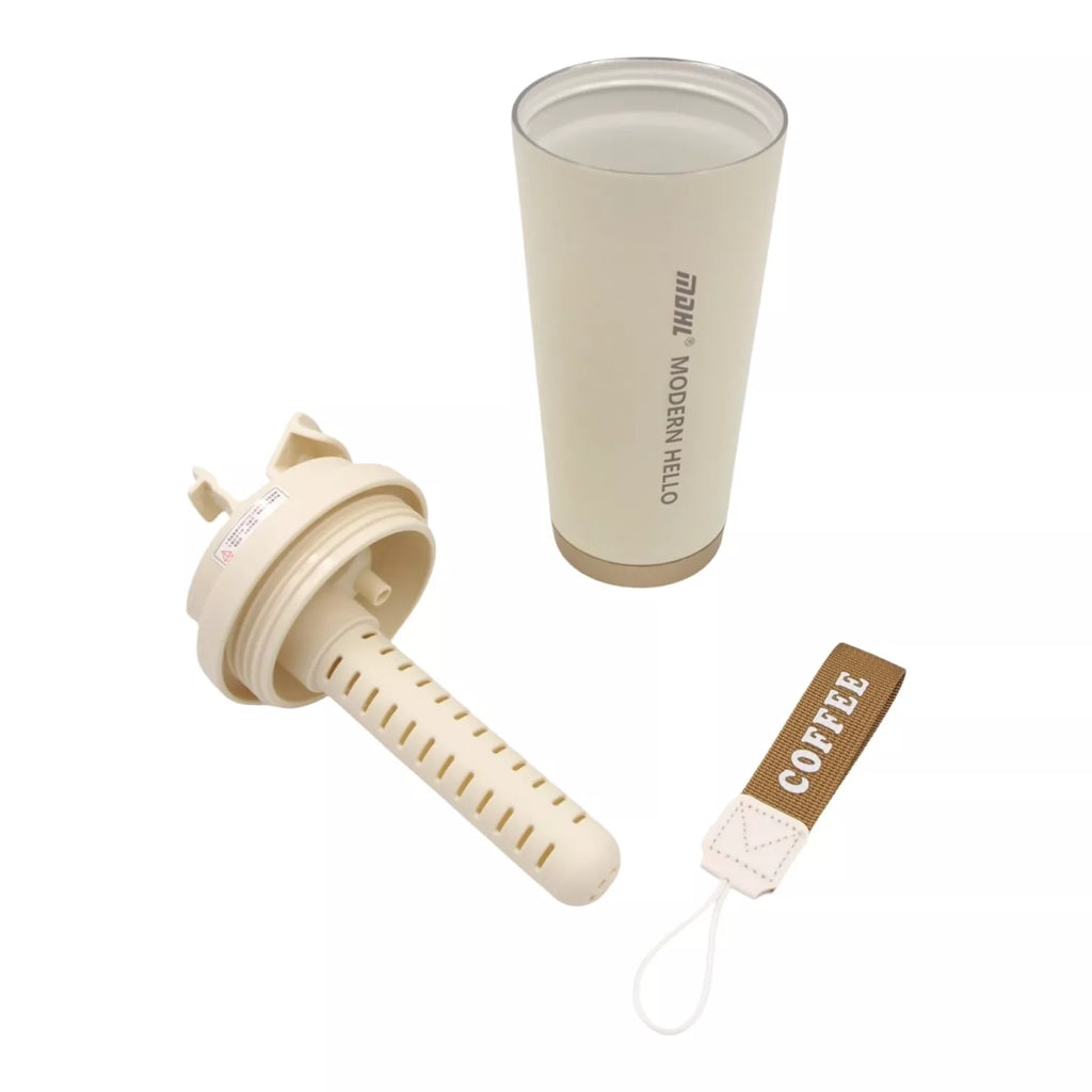 Daugkartinis kavos puodelis su dangteliu 530 ml (MD-KB36)