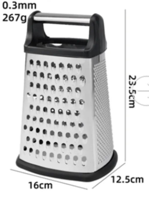 Didelė virtuvinė tarka 23,5 CM. (4 pusių, nerūdijančio plieno)