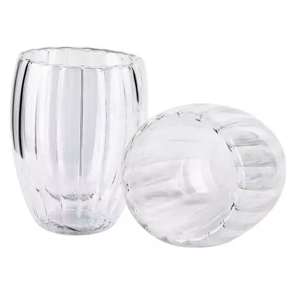 Dvigubo stiklo puodelis 350ML.