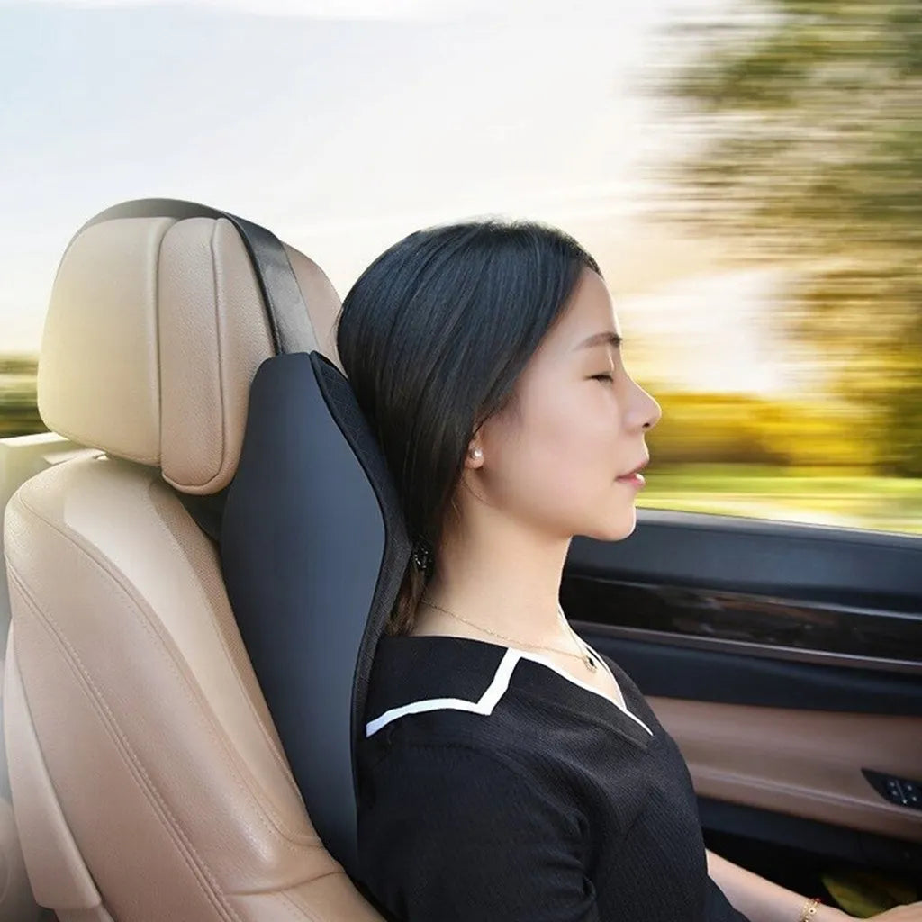 Ergonominių pagalvių rinkinys automobiliui JUODA
