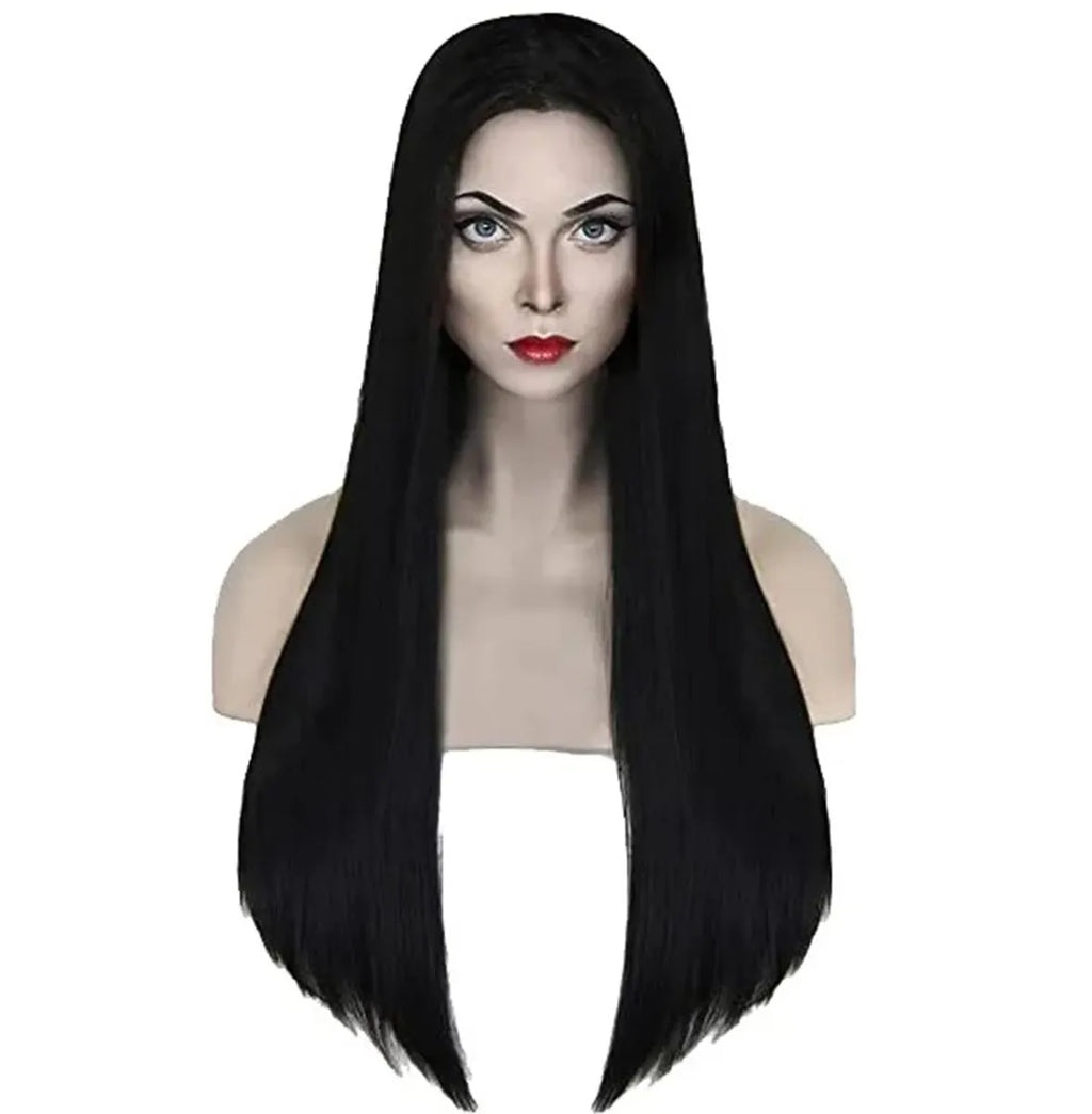Juodas perukas 80cm