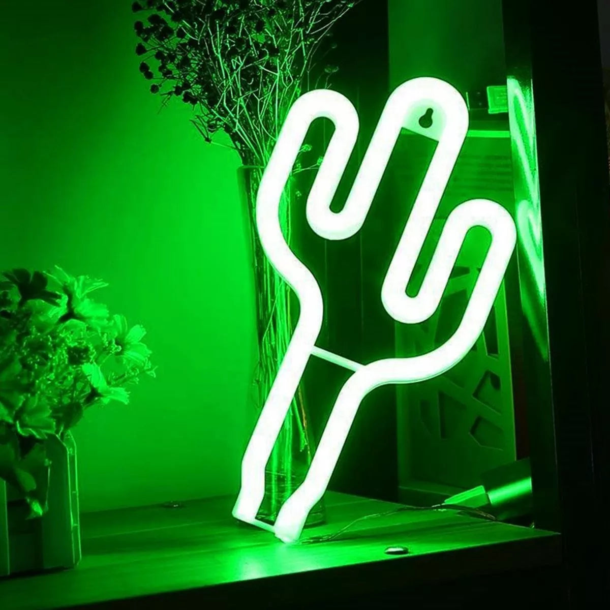 LED dekoratyvinė lempa "kaktusas"