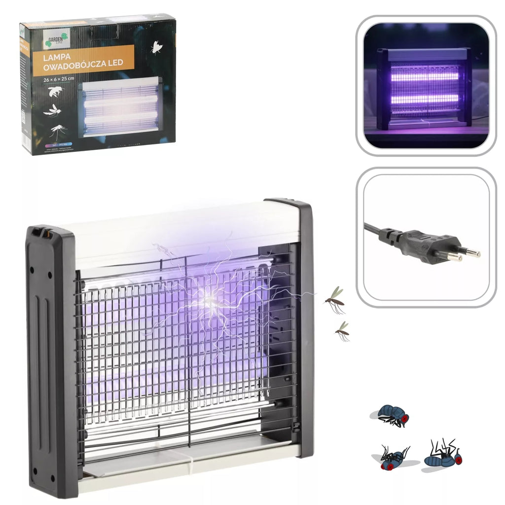 LED lempa nuo vabzdžių 26 × 6 × 25 cm