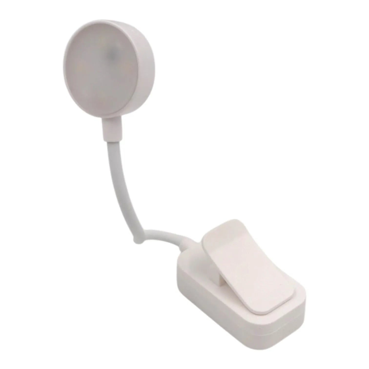 LED prisegamas skaitymo šviestuvas su spaustuku