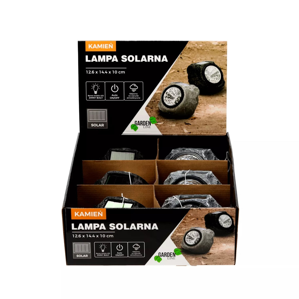 LED saulės energija maitinama sodo lempa