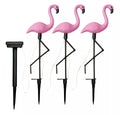 LED saulės sodo lempos – flamingas