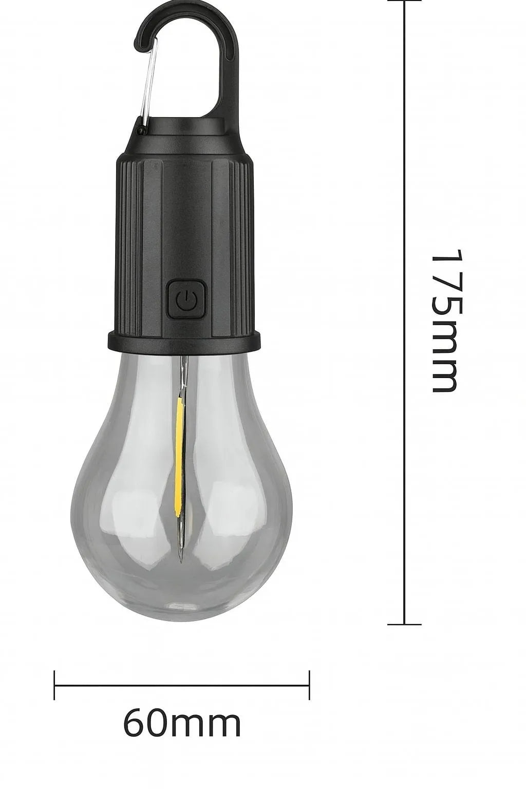 LED stovyklavimo žibintas