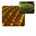 LED švieselių užuolaida–tinklas 320 LED, 3x2 m, šiltai balta