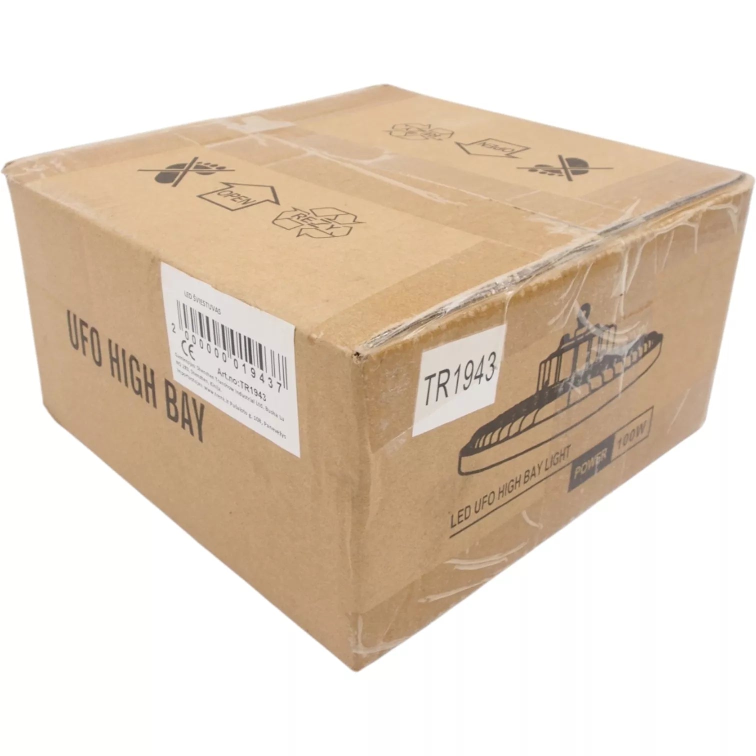 LED UFO High Bay šviestuvas 100W, 6500K