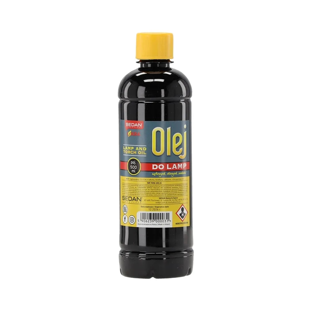 Lempų aliejus 500 ml – švarus ir stabilus degimas