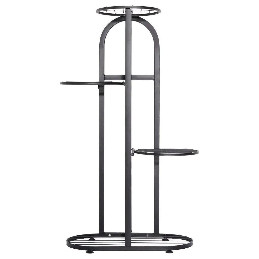 Metalinis augalų stovas 4 vazonams, 81,5 cm