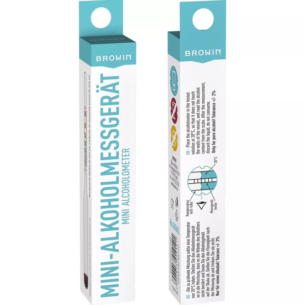 Mini alkoholio matuoklis (areometras)