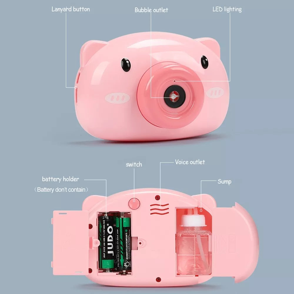 Muilo burbulų "fotoaparatas"