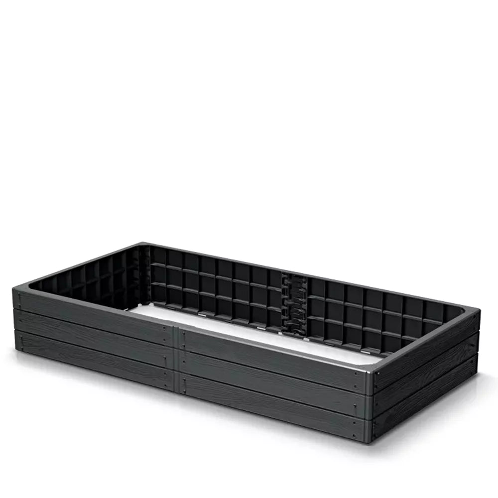Pakelta plastikinė lysvė, 149,2x75,6x25 cm