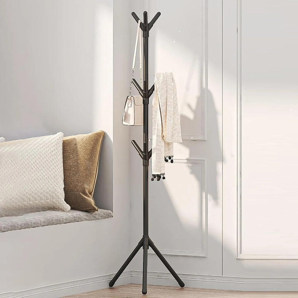 Pastatoma drabužių kabykla su kabliukais (170 cm)