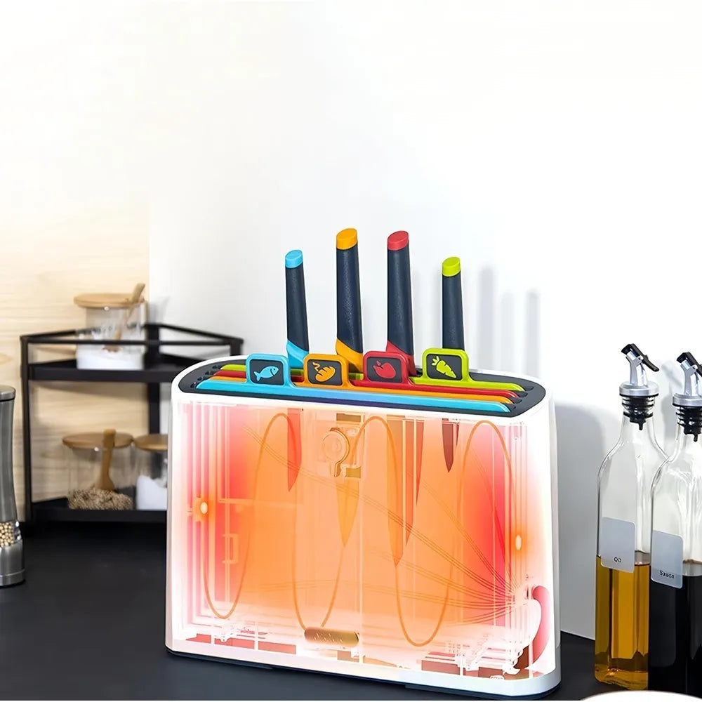 Premium virtuvės rinkinys su UV sterilizatoriumi ir džiovinimu