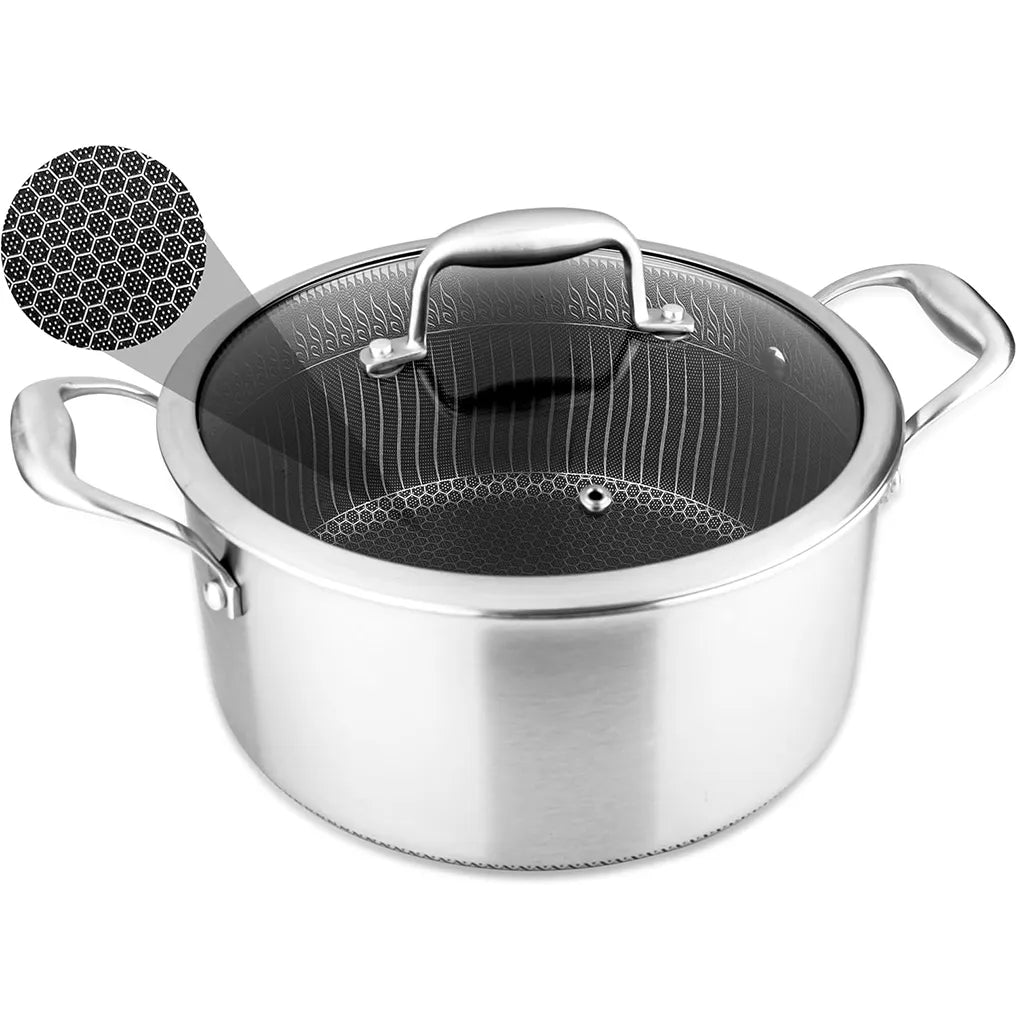 Puodas su dangčiu OSFÉ Tri-Ply, 32 cm, 12 l