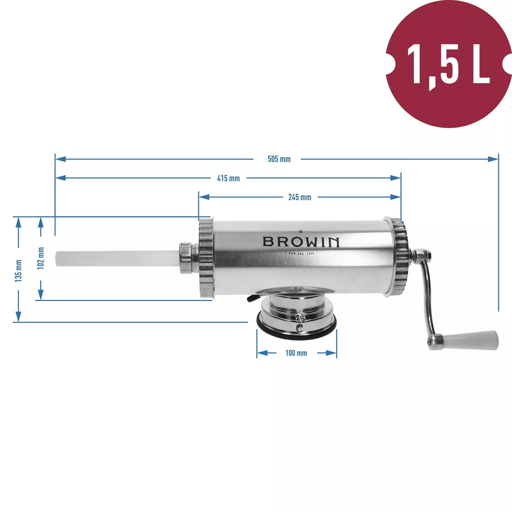 Rankinis horizontalus kimštuvas 1,5kg