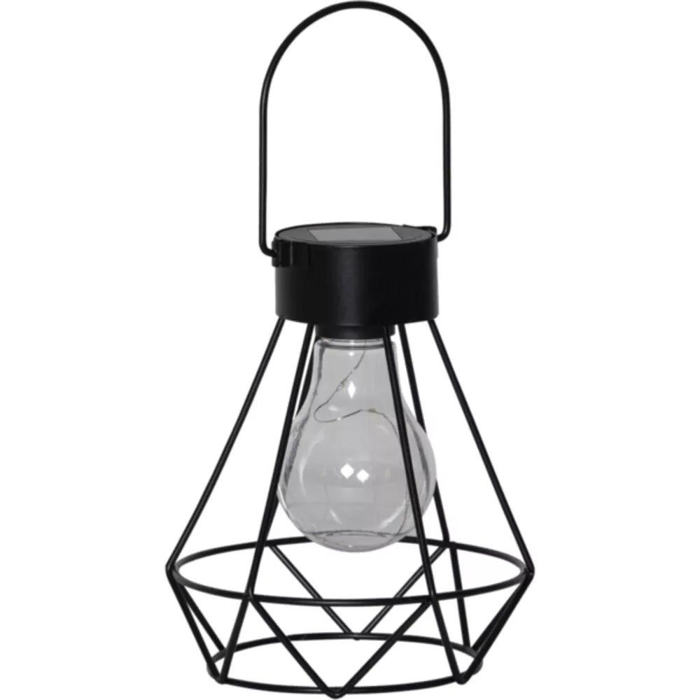 Saulės energija įkraunama LED lempa „Edison“