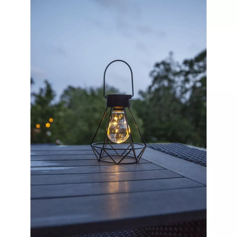 Saulės energija įkraunama LED lempa „Edison“