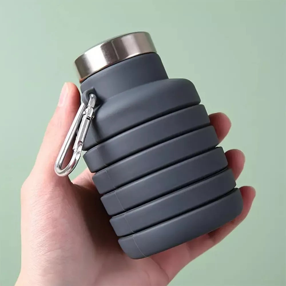 Silikoninė gertuvė 550ml. - Pilka