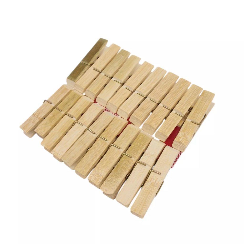 Skalbinių segtukai "Bamboo"