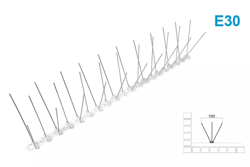 Spygliai paukščiams atbaidyti 50x11x2,2cm