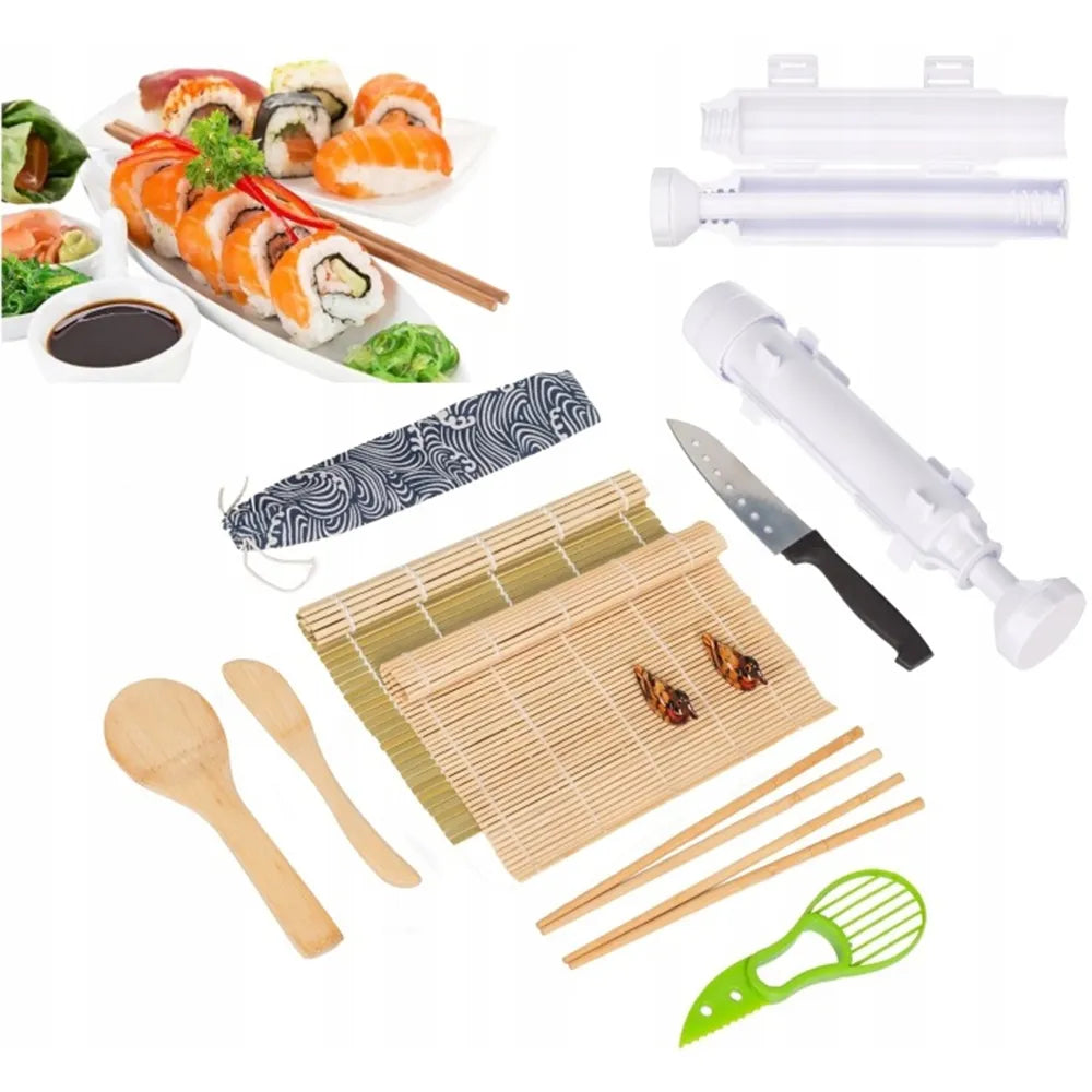 Sushi gaminimo rinkinys – pilnas komplektas naminiams suktinukams