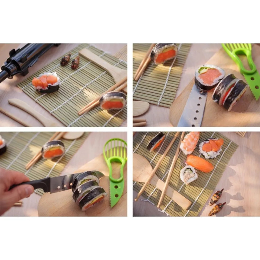 Sushi gaminimo rinkinys – pilnas komplektas naminiams suktinukams