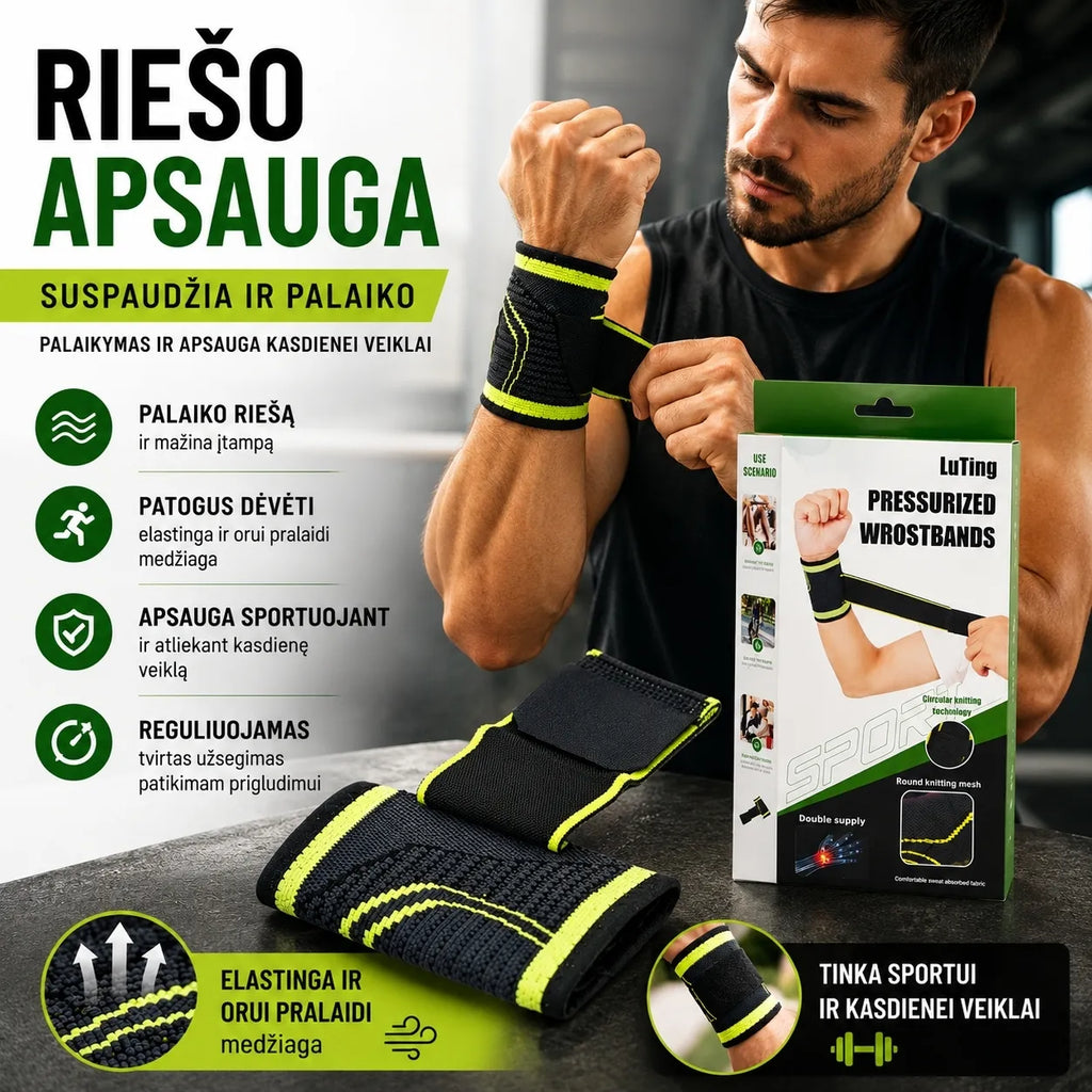 Suveržiamas riešo įtvaras TR1634