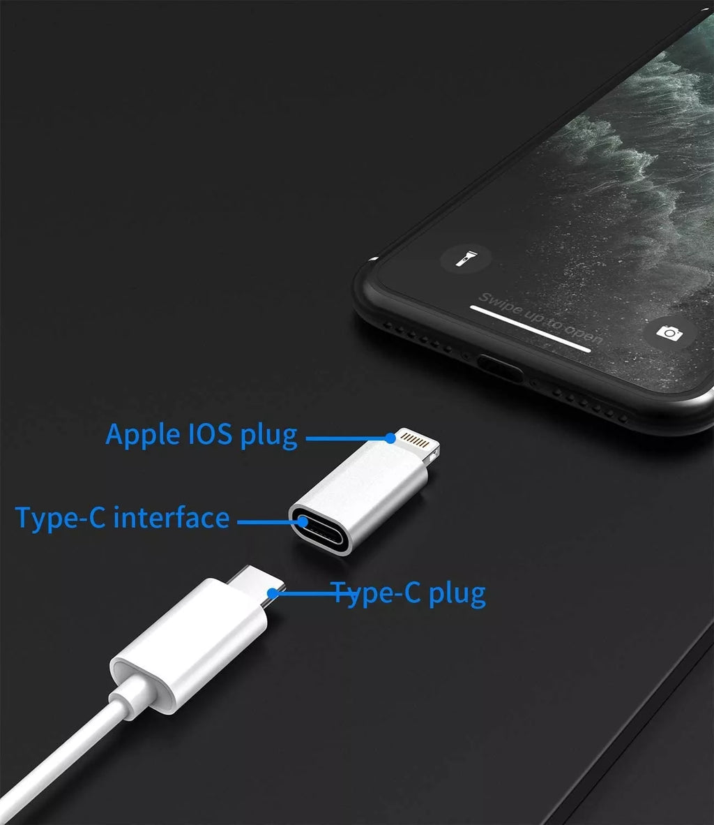 TYPE-C į lightning adapteris
