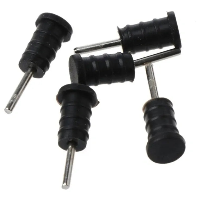 USB-C ir 3,5 mm AUX jungčių apsauginių kištukų rinkinys, 10 vnt.