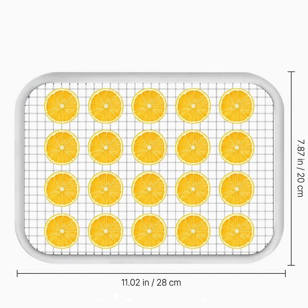 Vaisių ir maisto džiovyklė 400 W, 8 padėklų, nerūdijančio plieno