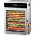 Vaisių ir maisto džiovyklė 800 W, 12 padėklų, nerūdijančio plieno korpusas