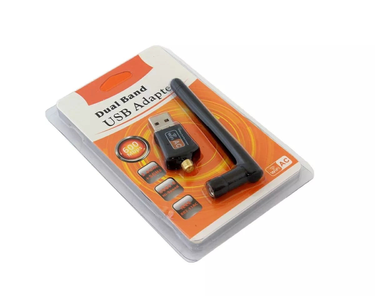 WIFI USB DUAL BAND 2.4/5GHz 600Mbs